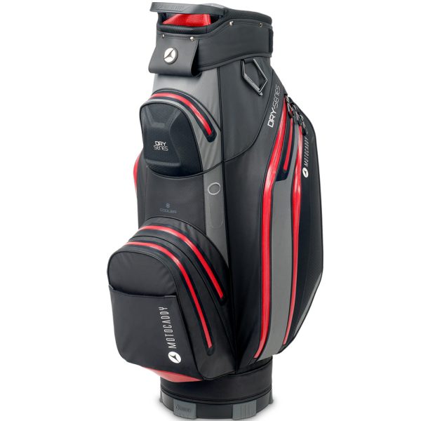 Motocaddy Dry Series Cart Waterproof Bag - Charcoal Red Hot on Sale