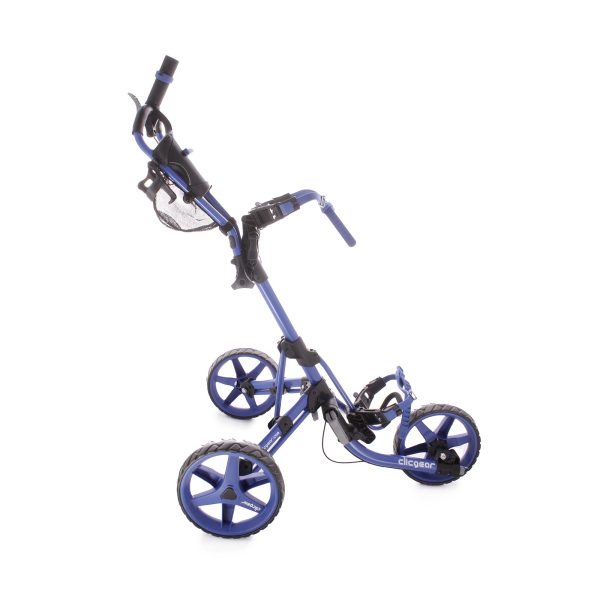 Clicgear Model 4 Second Hand 3 Wheel Push Trolley - Blue Black Sale