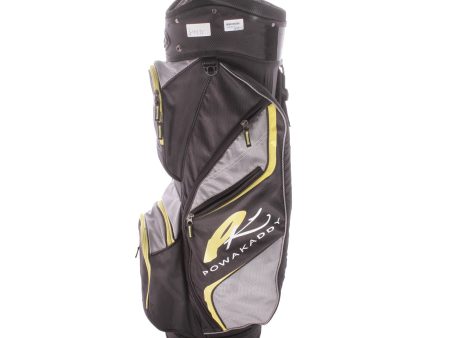 Powakaddy Second Hand Cart Bag - Black Grey Yellow Online Hot Sale