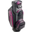 Motocaddy Dry Series Cart Waterproof Bag - Charcoal Fuchsia For Sale