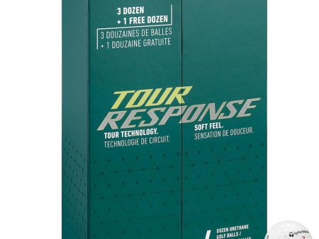 TaylorMade Tour Response Golf Balls - White - 4 for 3 Dozen Online Hot Sale