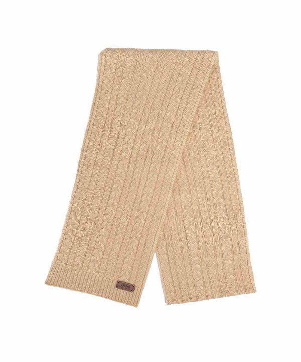 Cashmere UGG Cable Scarf Supply