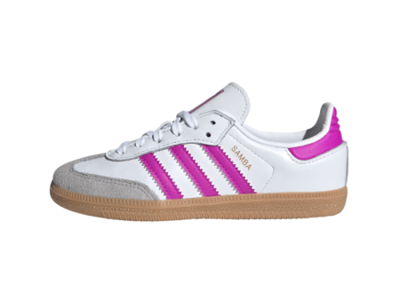 adidas Samba OG  Cloud White Purple Burst  - Kid s PS Cheap