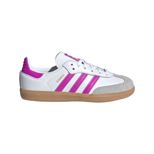 adidas Samba OG  Cloud White Purple Burst  - Kid s PS Cheap