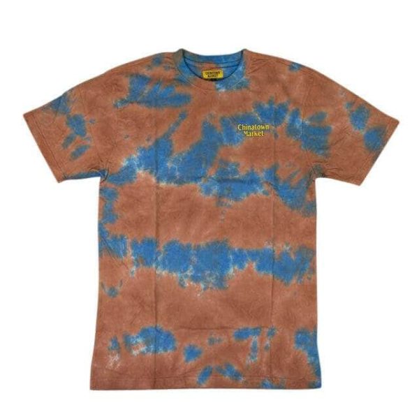 86CT-1088 S CHINATOWN MARKET Tie Dye  Lawyer  Logo T-Shirt Size S on Sale