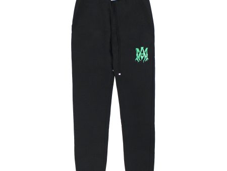 NWT Amiri WATERCOLOR MA SWEATPANT Black&Green Jogger Sweatpants Size XS $790 on Sale