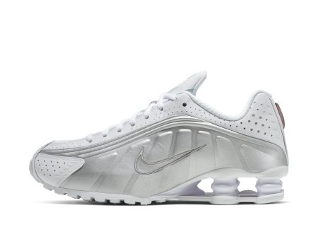 Nike Shox R4  White Metallic  - Women s Discount